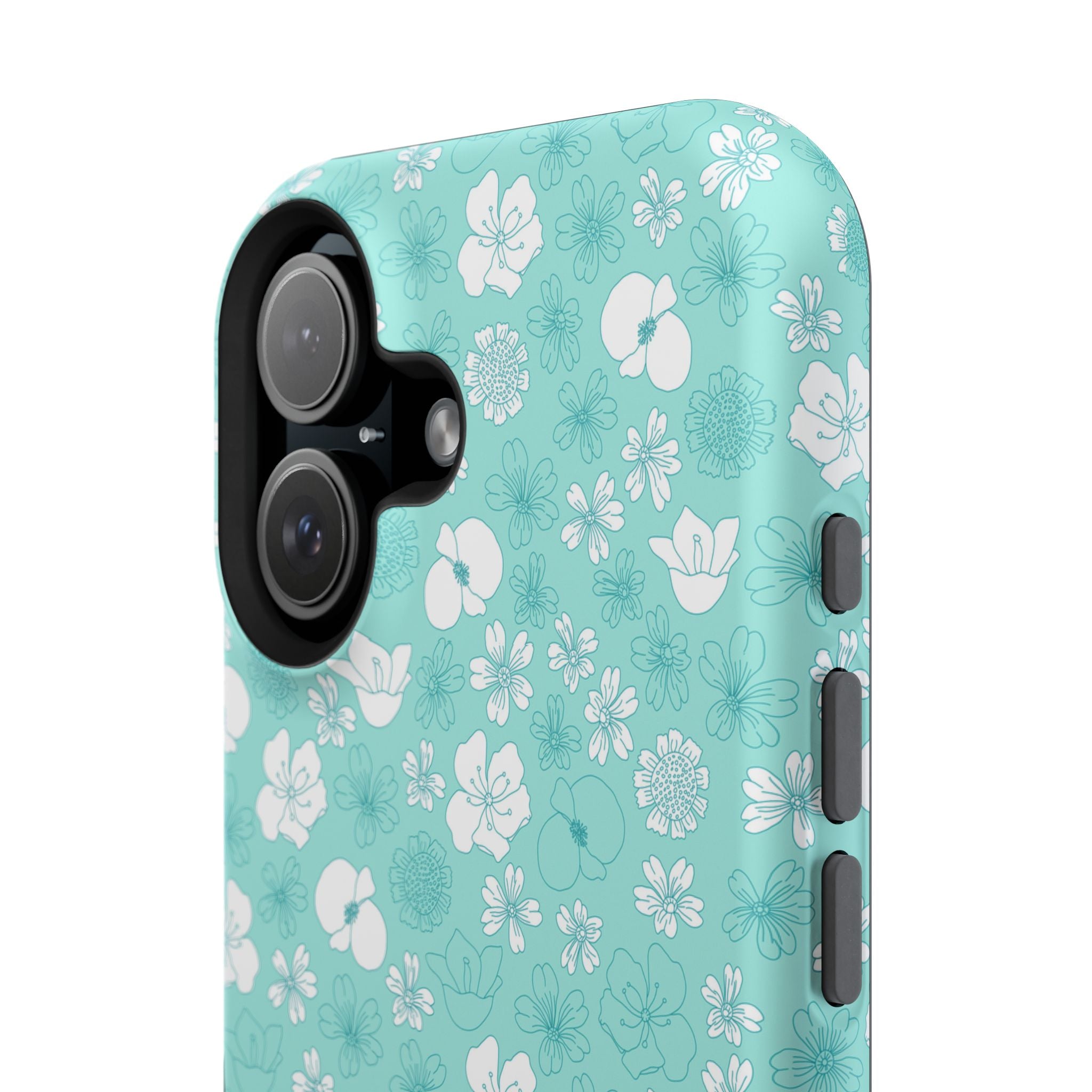 Floral Frost | Teal Floral Case