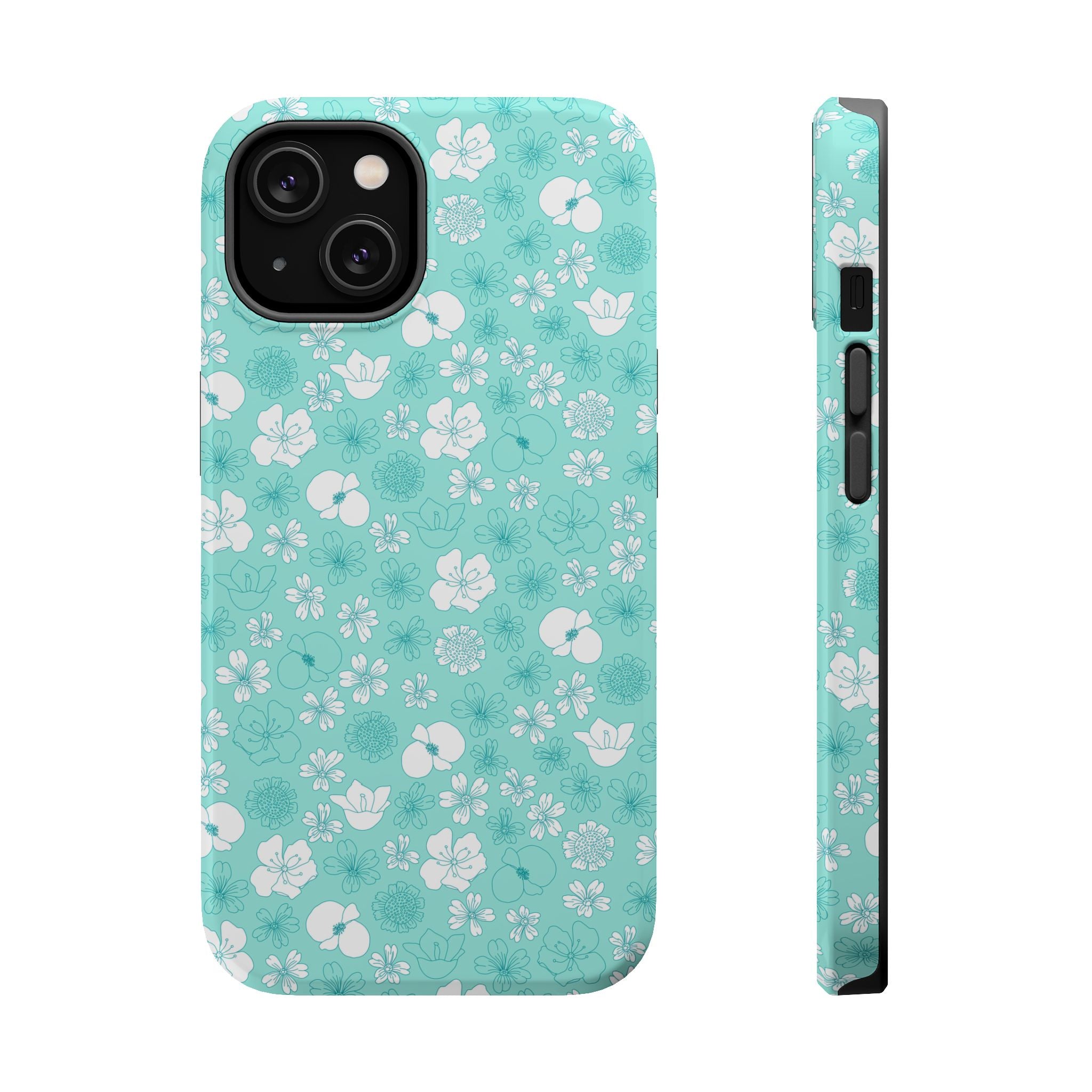 Floral Frost | Teal Floral Case