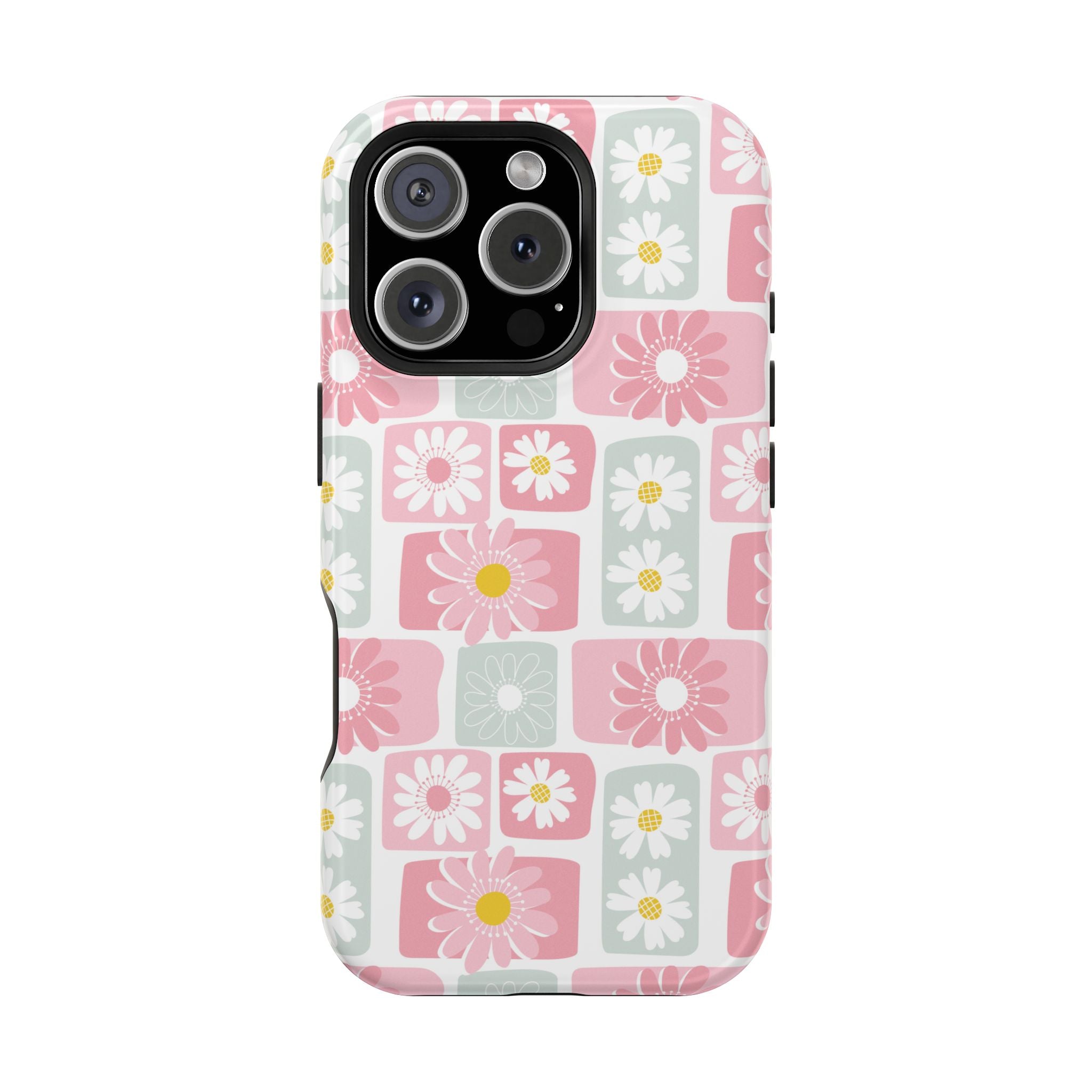 Daisy Craze | Checkered Floral Case