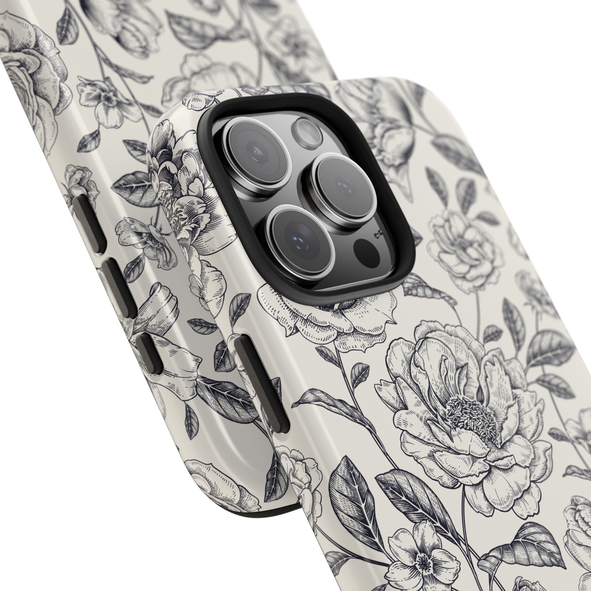 Vintage Memories | Black Flower Case