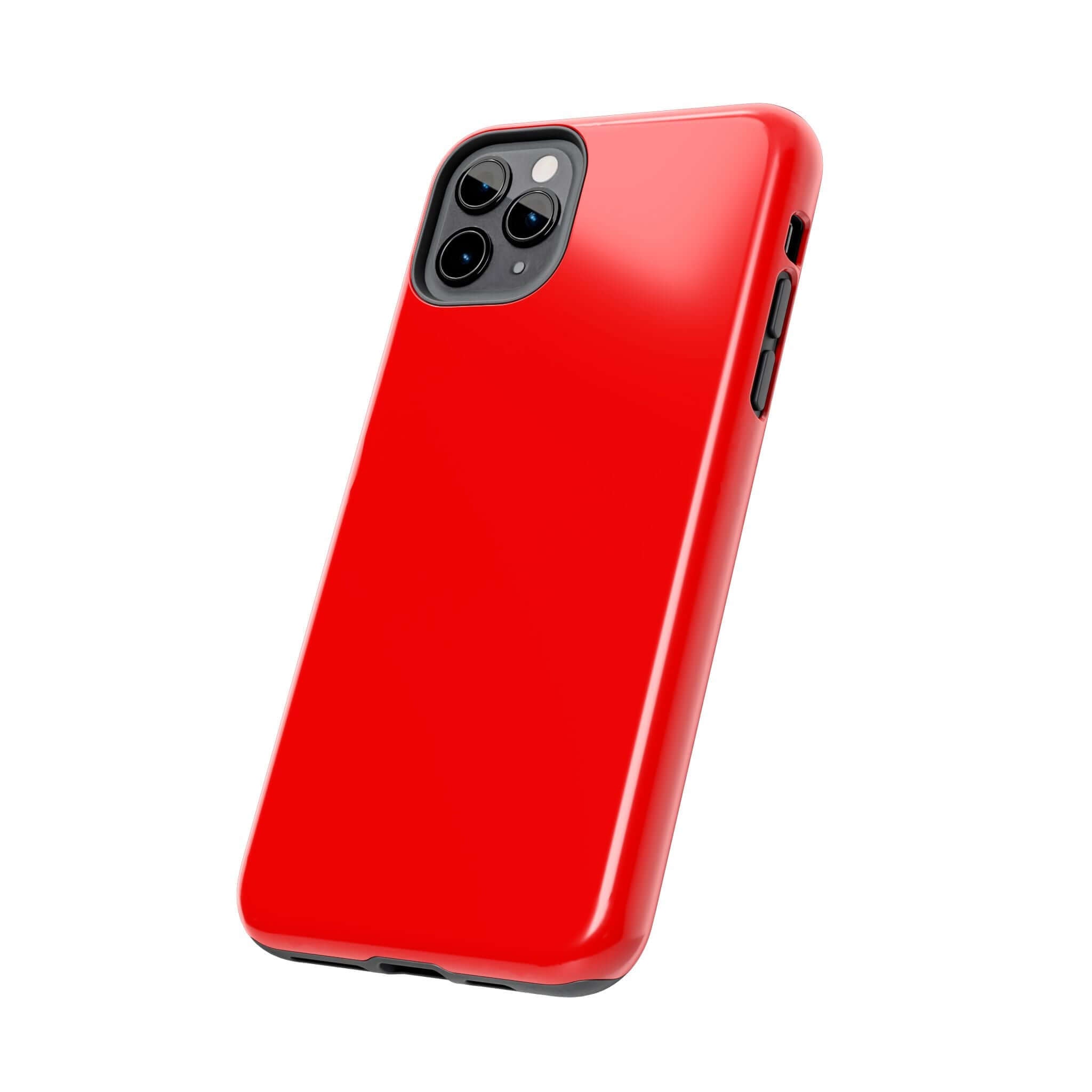 Radiant Ruby Neon Red iPhone Case - Cute and protective phone case from the cutest phone cases website with free shipping