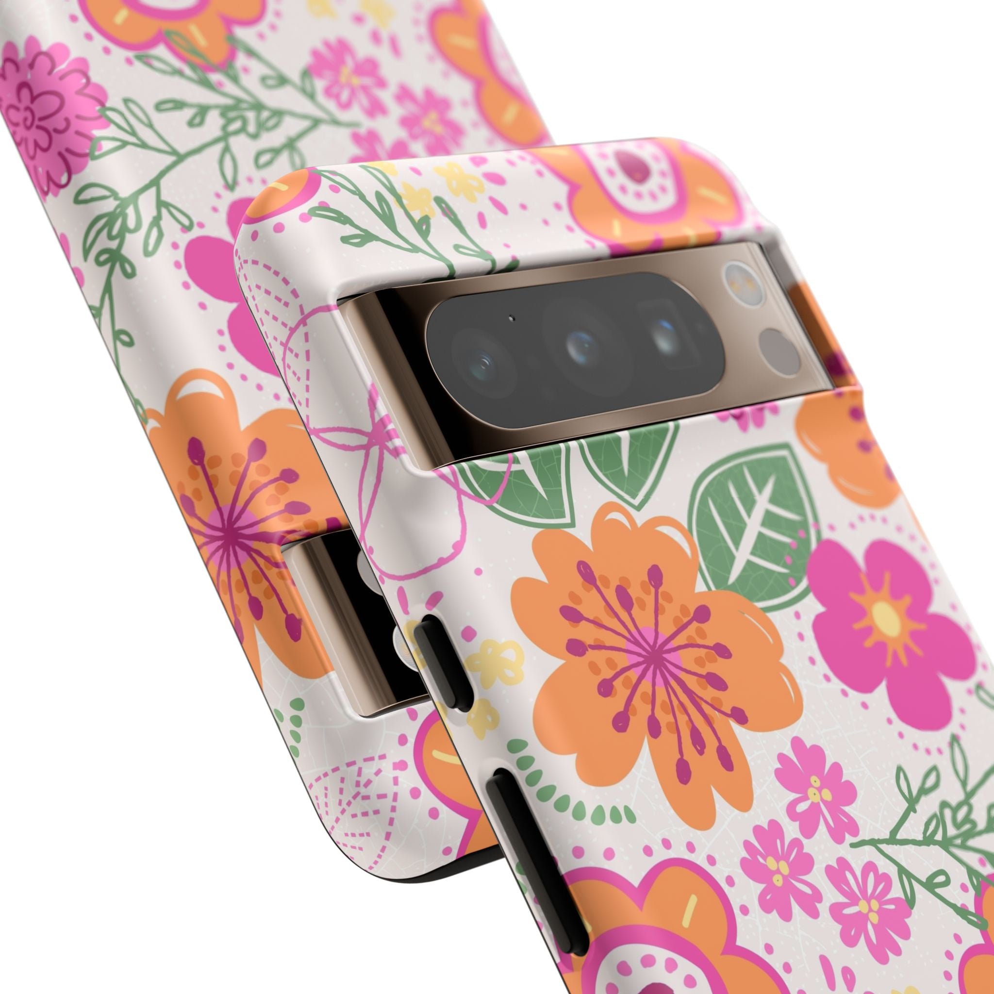 Hola | Estuche floral rosa