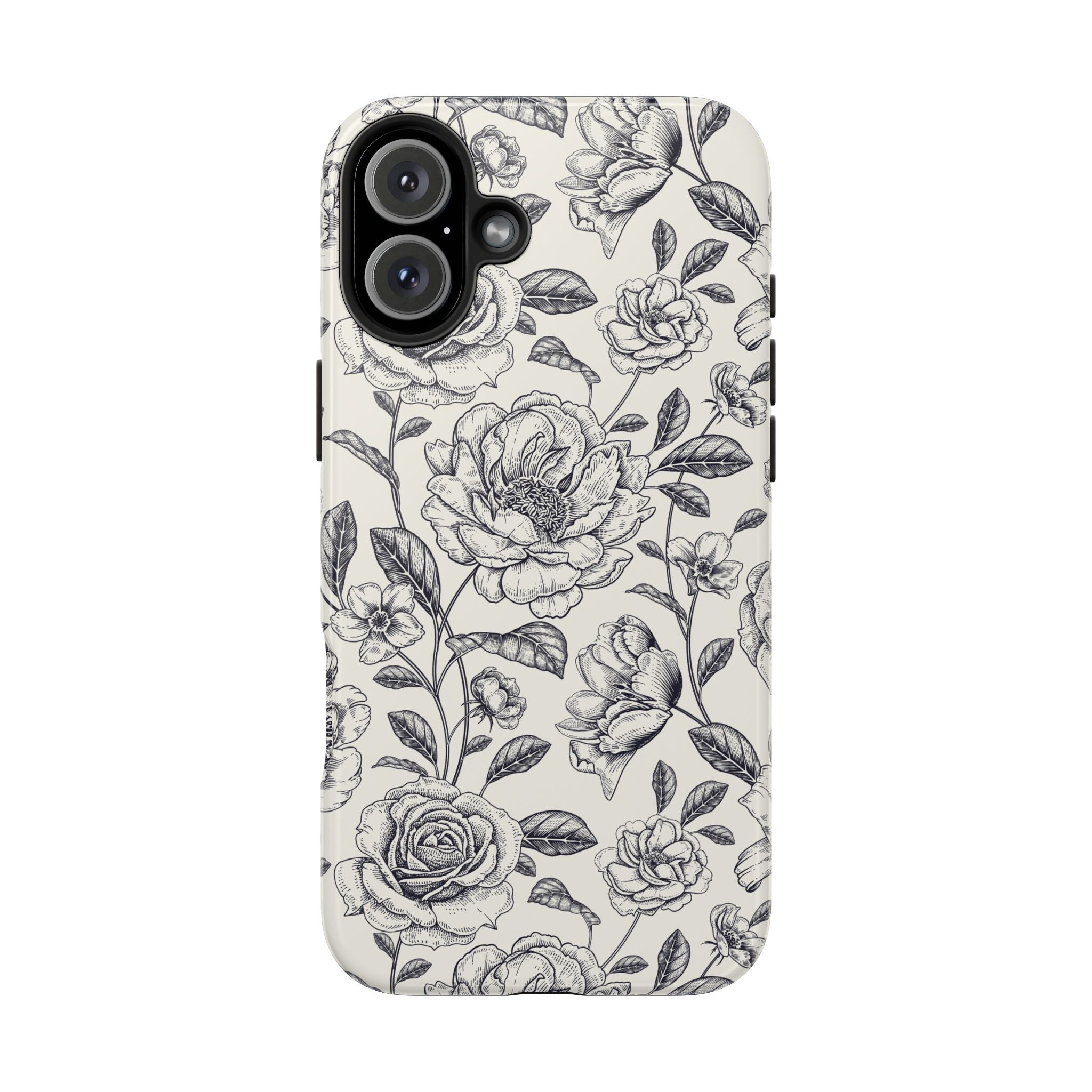 Vintage Memories | Black Flower Case