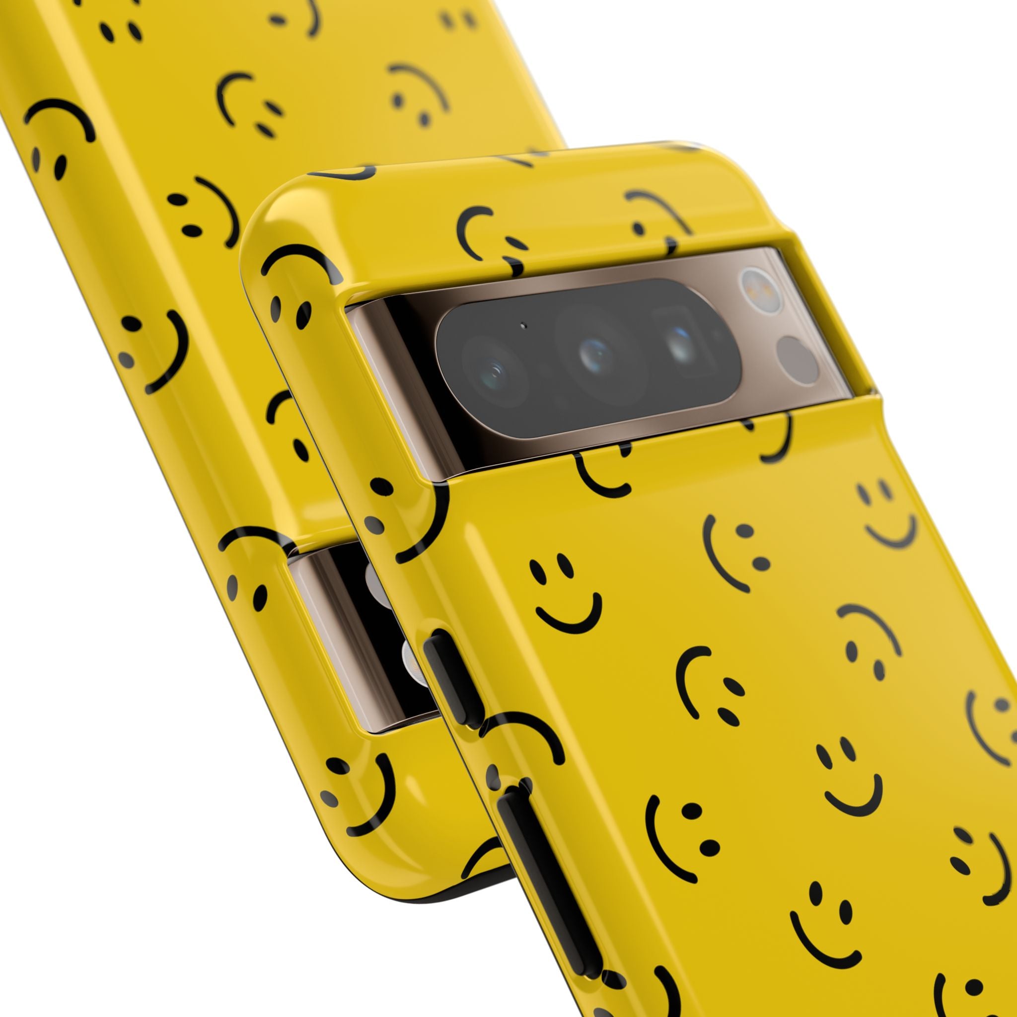 No te preocupes, sé feliz | Estuche sonriente amarillo