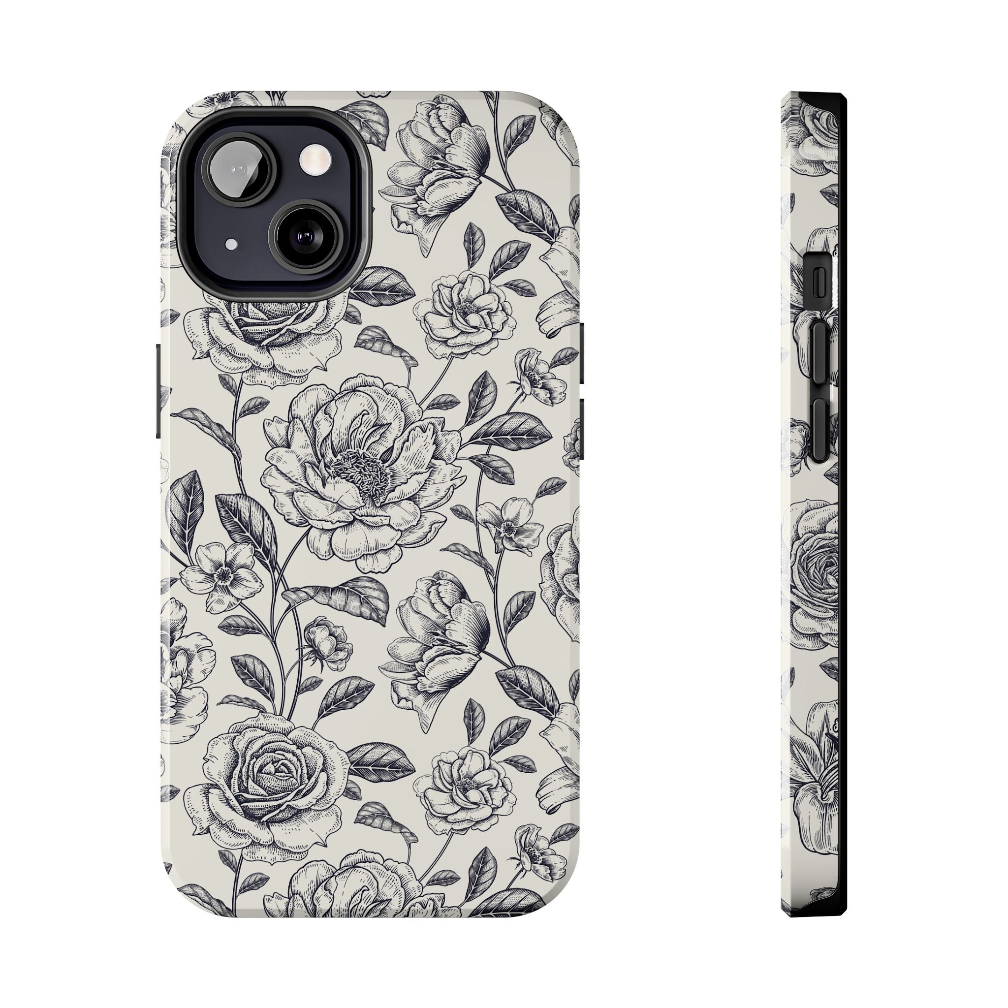 Vintage Memories | Black Flower Case