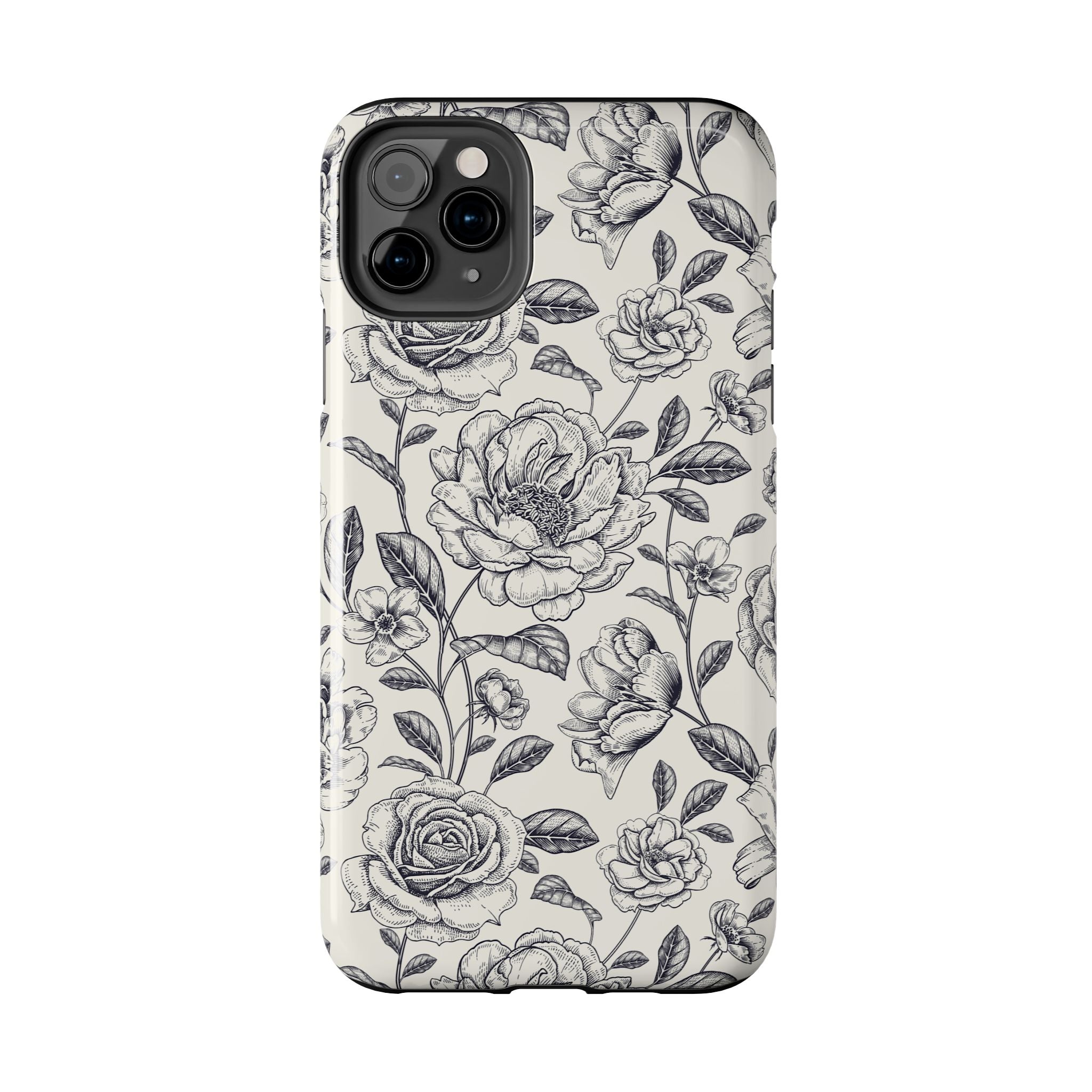 Vintage Memories | Black Flower Case