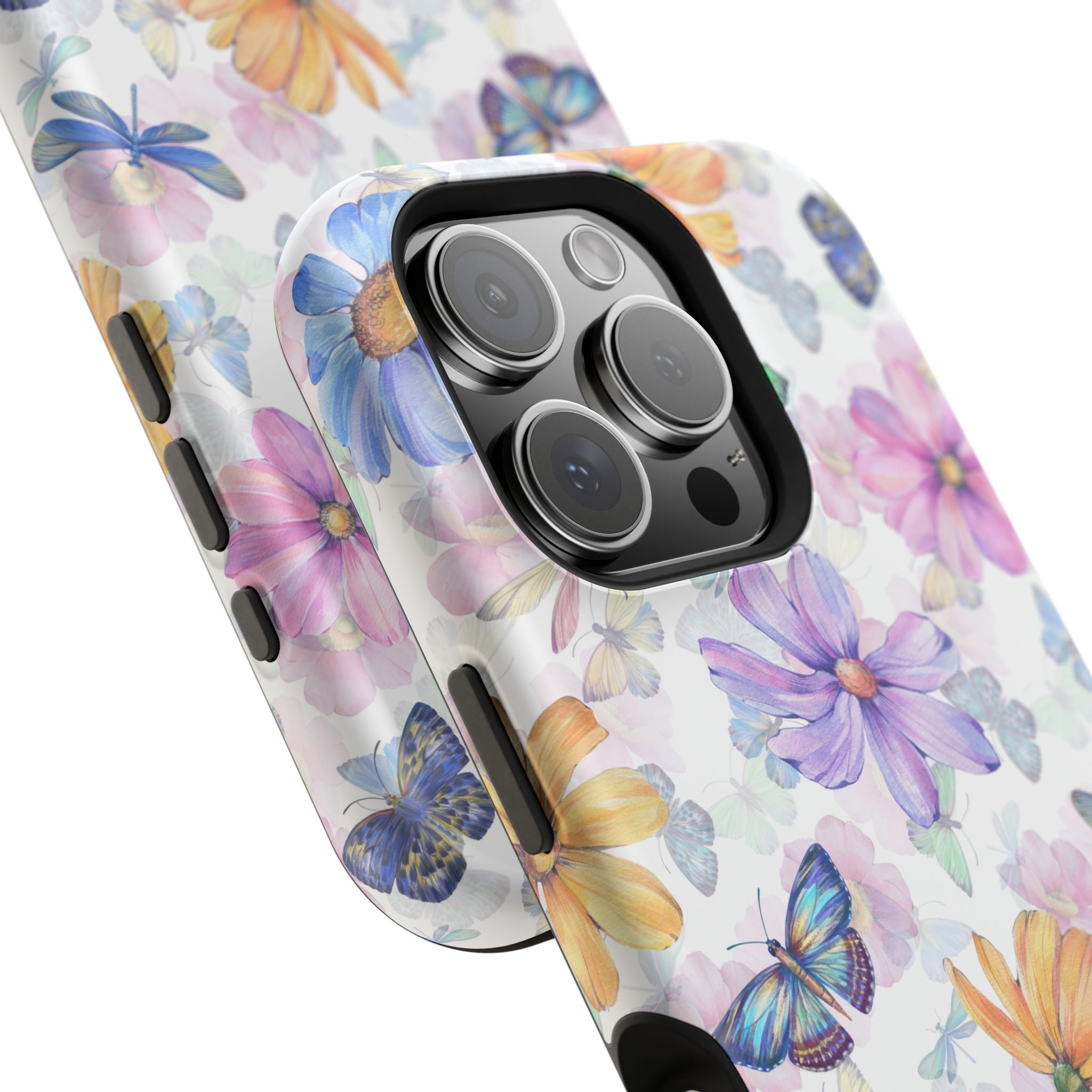 Fluttering Blooms | Watercolor Butterfly Case