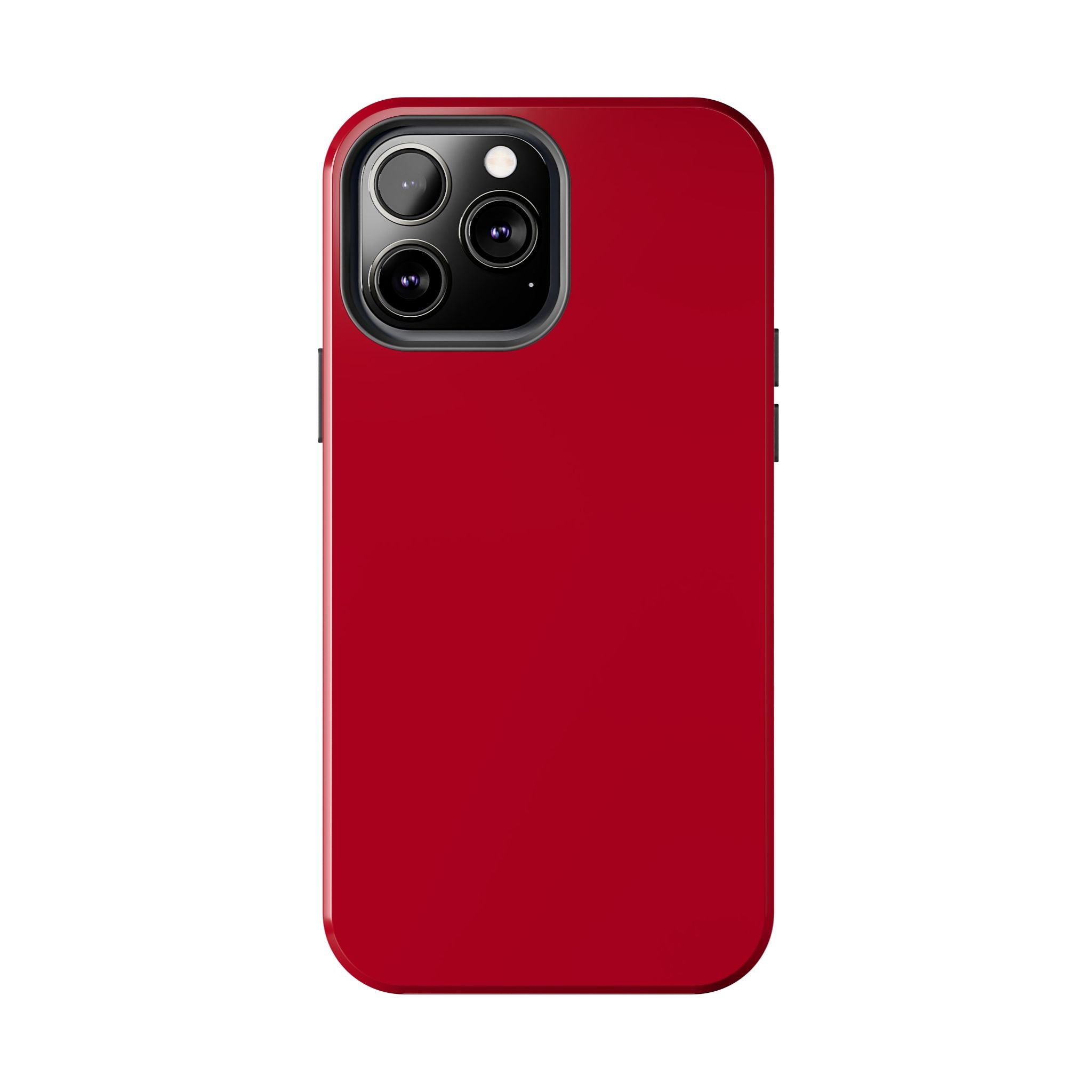 Candy Apple solid red phone case for iPhone 16, stylish and protective cute cover.